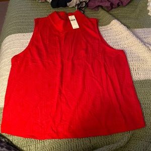NWT Anthropologie | Postmark mock neck tank top size L
